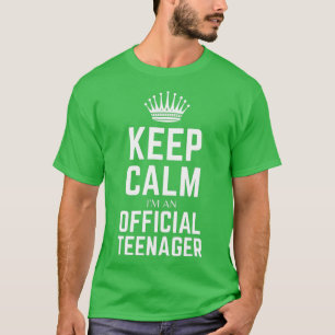 Camiseta Mantengan la calma Cumpleaños Funcionario cercano