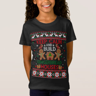 Camiseta Mantengan la calma de las casas de pan de jengibre