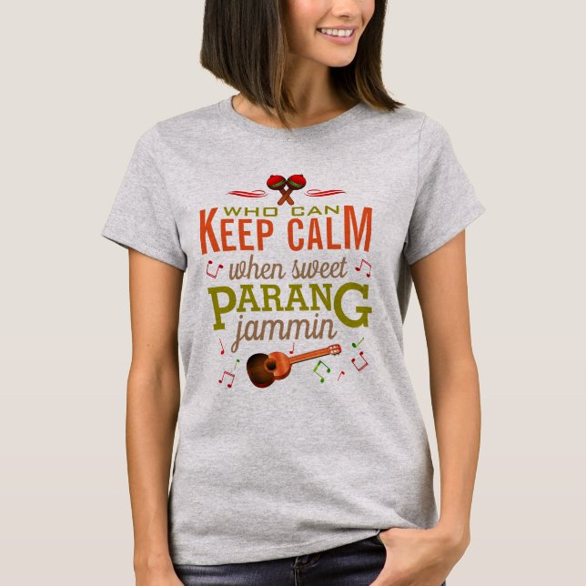 Camiseta Mantengan la calma, dulces Navidades trinitenses d (Anverso)