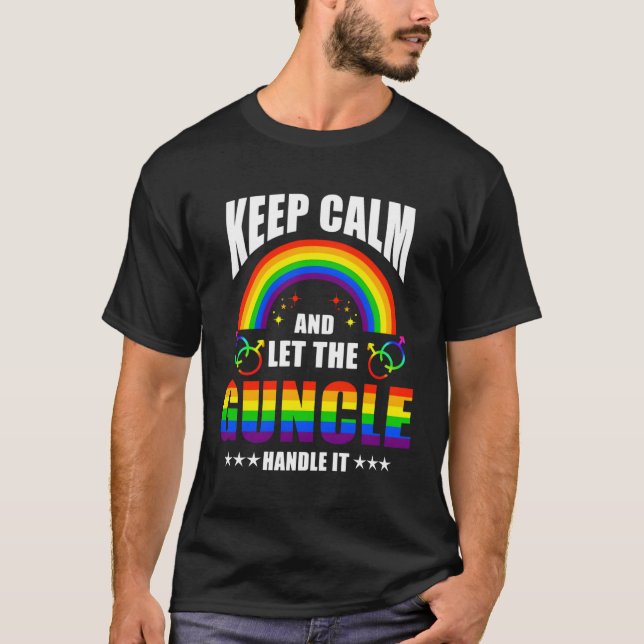 Camiseta Mantengan La Calma Y Dejen Que El Tío Lo Maneje. (Anverso)