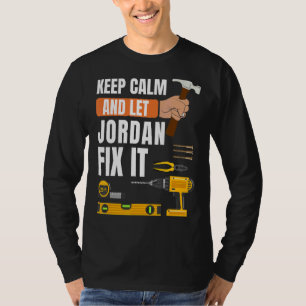 Camiseta Mantengan La Calma Y Dejen Que Jordania Lo Arregle