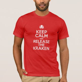 Camiseta Mantengan la calma y liberen al Kraken