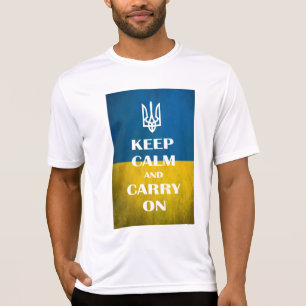 Camiseta Mantengan la calma y sigan con el tridente del emb
