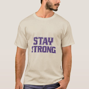 Camiseta Mantengan una fuerte y audaz resistencia