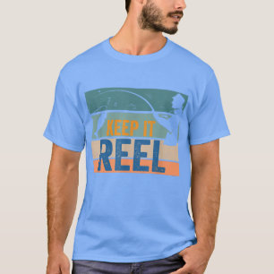Camiseta Manténganlo Pescado Vintage Gracioso