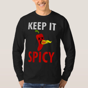 Camiseta Manténganlo picante salsa picante de pimienta pica