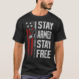 Camiseta Manténganse armados gratis Pro Gun AR15 Dueño segu