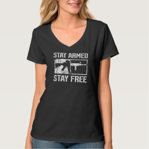 Camiseta Manténganse armados, manténganse libres AR15 Pro G