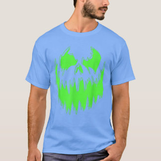 Camiseta Manténganse asustados calabaza cara de Halloween