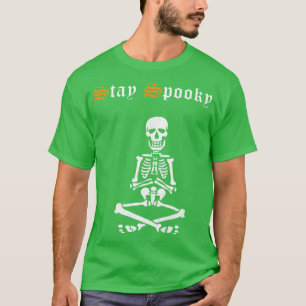 Camiseta Manténganse asustados Fiesta divertida de Hallowee