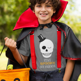 Camiseta Manténganse Asustados Mis Amigos Caballeros Skull