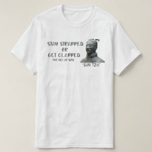Camiseta Manténganse atrapados o tzu de sol aplastado