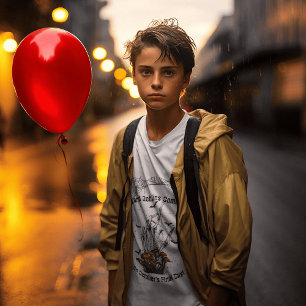 Camiseta Manténganse cálidos y asustados: Larga manga de Ha