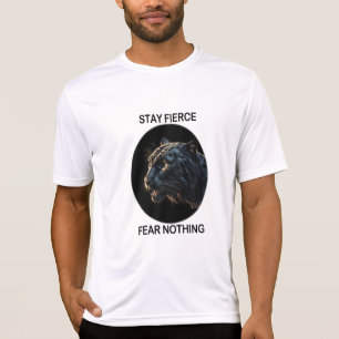 Camiseta Manténganse Feroces Temores Nada Pantera Negra