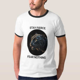Camiseta Manténganse Feroces Temores Nada Pantera Negra