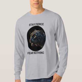 Camiseta Manténganse Feroces Temores Nada Pantera Negra