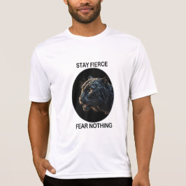 Camiseta Manténganse Feroces Temores Nada Pantera Negra