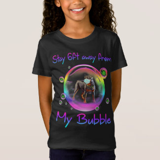 Camiseta Manténgase A 2 Metros De Mi Regalo De Perro Rotula