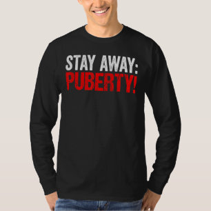 Camiseta Manténgase alejado de los adolescentes jóvenes de