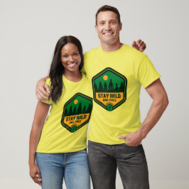 Camiseta Manténgase alerta y libre