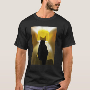 Camiseta Manténgase caliente de la bombilla de luz de la lá