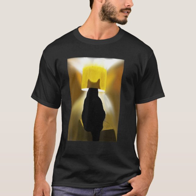 Camiseta Manténgase caliente de la bombilla de luz de la lá (Anverso)