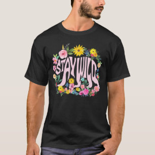 Camiseta Manténgase con vida Floral California Bear Vibes d