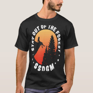 Camiseta Manténgase fuera de los campamentos forestales
