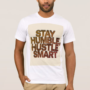 Camiseta Manténgase humilde hule inteligente - Mini de cita
