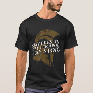Camiseta Manténgase Presente Estancia Centrada Manténgase E