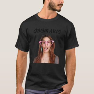 Camiseta Manténgase Raro Sarcástico Para Mujeres Chicas Hom