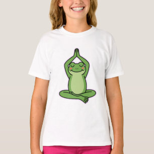 Camiseta Manténgase tranquilo, manténgase helado - Rana de