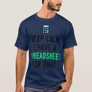 Camiseta Manténgase Tranquilo Tengo Una Hoja De Expansión P
