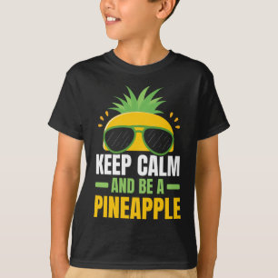 Camiseta Manténgase Tranquilo Y Sea Una Fruta Tropical Aman
