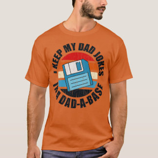 Camiseta Mantengo a mis Chistes de papá en una base de dato