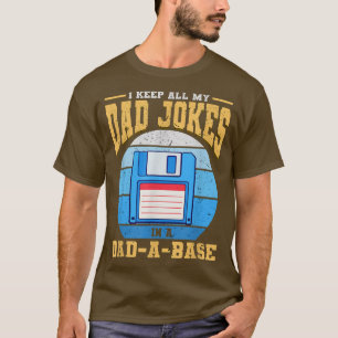Camiseta Mantengo A Mis Chistes Papá En La Relación De Base