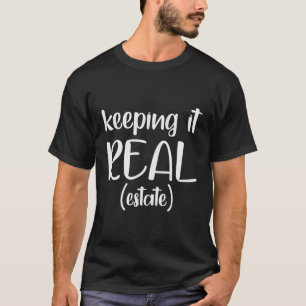 Camiseta Manteniendo Gracioso Al Agente Inmobiliario De La
