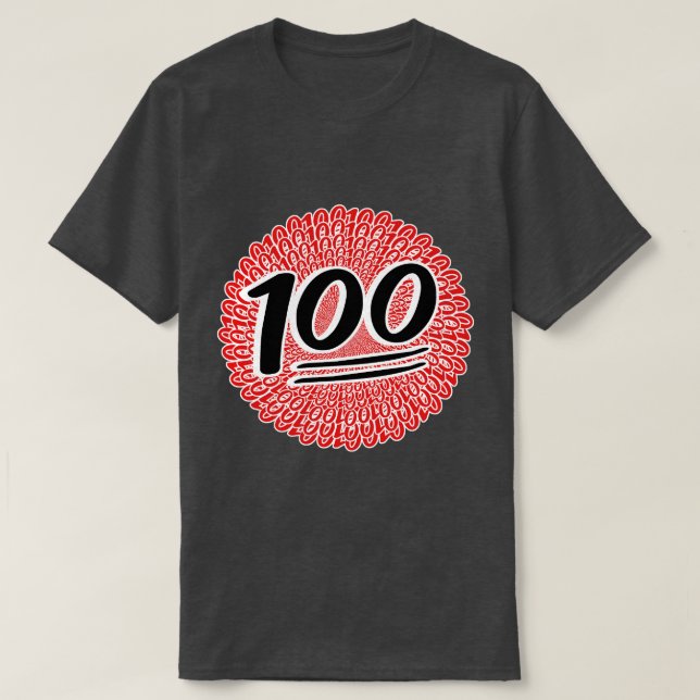 Camiseta Manteniéndolo 100 de por vida (Diseño del anverso)