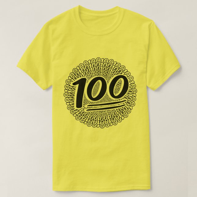 Camiseta Manteniéndolo 100 por siempre (Diseño del anverso)