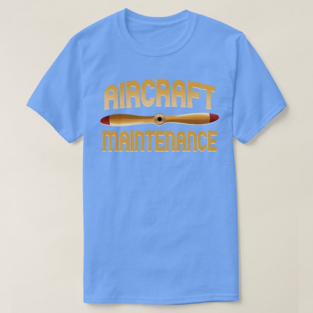 Camiseta Mantenimiento de aeronaves (Diseño del anverso)