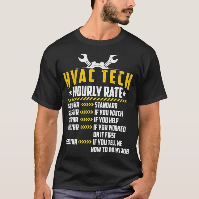 Camiseta Mantenimiento de Técnico Funny Rate de la tecnolog (Anverso)