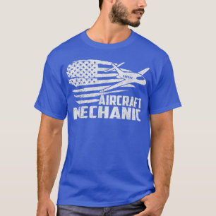 Camiseta Mantenimiento del avión de aviación mecánico de ae
