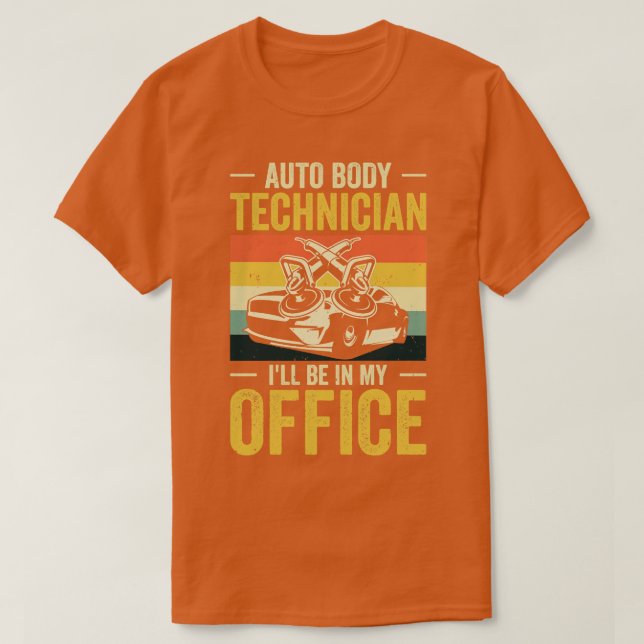 Camiseta Mantenimiento del coche de reparación de vehículos (Diseño del anverso)