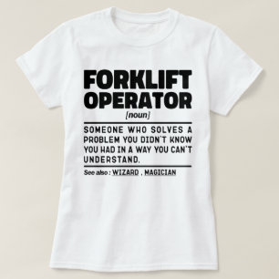 Camiseta Mantenimiento del operador de carretillas elevador