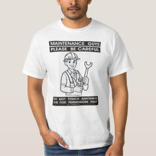 Camiseta mantenimiento - mantenimiento de servicio -