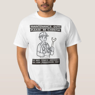 Camiseta mantenimiento - mantenimiento de servicio -