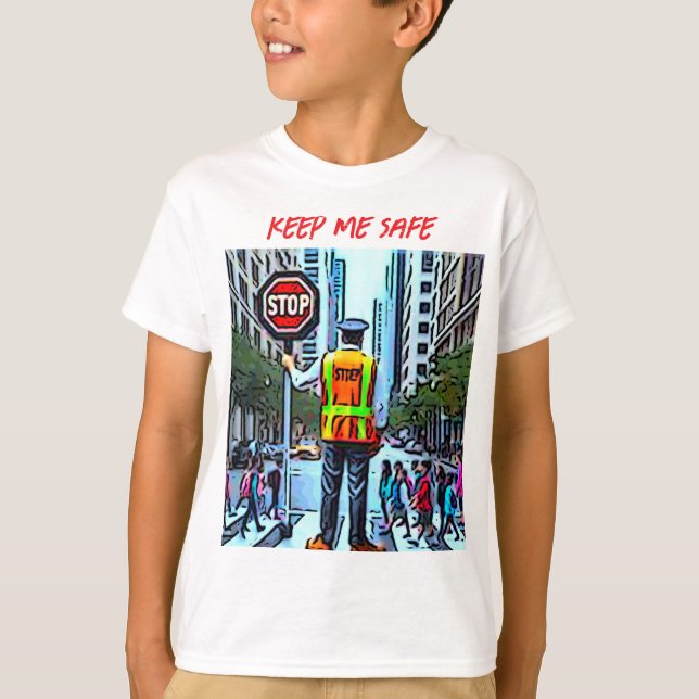 Camiseta Manténme Seguro (Anverso)
