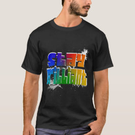 Camiseta Mantente brillante, colorido graffiti Inspirador