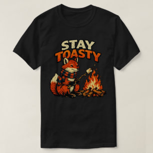 Camiseta “Mantente calentito ” Diseño astuta zorra