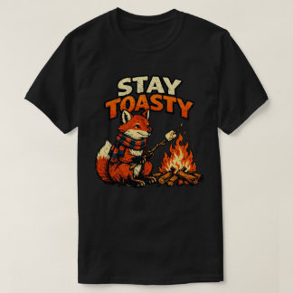 Camiseta “Mantente calentito ” Diseño astuta zorra 